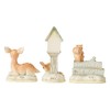 Heartwood Creek by Jim Shore White Woodland Set of 3