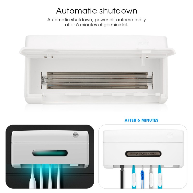 Multifunctional UV Toothbrush Shaver Germicidal Box Portable Ultraviolet Storage Automatic