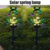 Solar Outdoor Lawn Lamp Frog Spring Garden Decoration Light Waterproof
