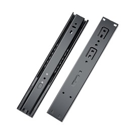 1 Pair Soft Close Drawer Runners Full Extension, Quiet Cushion Damping, Anti-Rust, Easy Clean, Side-Mount, for Kitchen, Bedroom, Living Room Cabinets Door (14 inch(350mm))