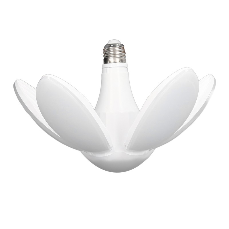 LED Garage Light E27 E26 5 Leaf Foldable 5100LM 60W