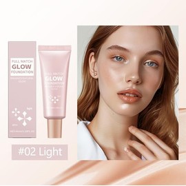 Natural Glow Illuminator Glotion, Hydrating Makeup Highlighter for Face & Body, Liquid Highlighter to Glow, Sheer to Light Buildable Coverage Long Las