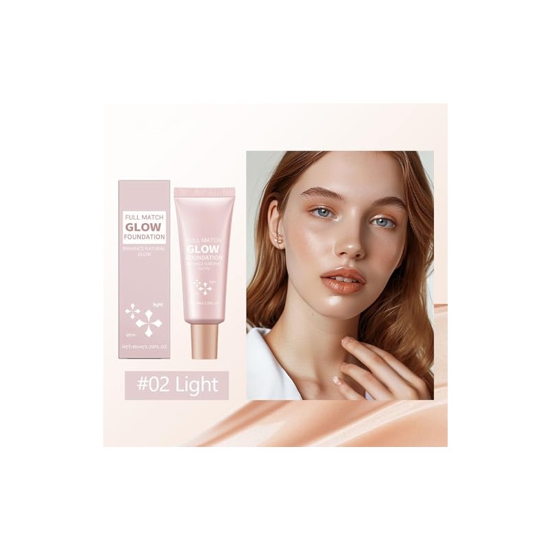 Natural Glow Illuminator Glotion, Hydrating Makeup Highlighter for Face &