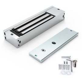 GERSIK Magnetic Door Lock, 1200LBS 500kg Holding Force Electromagnetic Lock, DC 12V Fail-Safe Mode Door Access Control System, Outswing Door Security