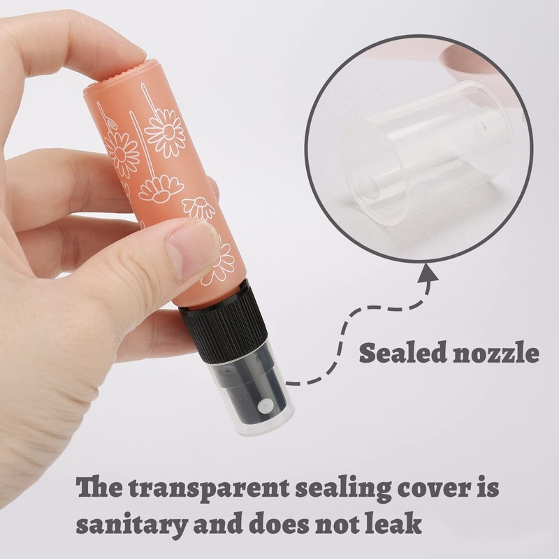 Newzoll 14 Pieces Empty Glass Spray Bottle, 10 ml/ 0.33
