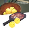 LEIJIAER Pickleball Paddle Set Carbon Fiber Face Racket with 2Pcs