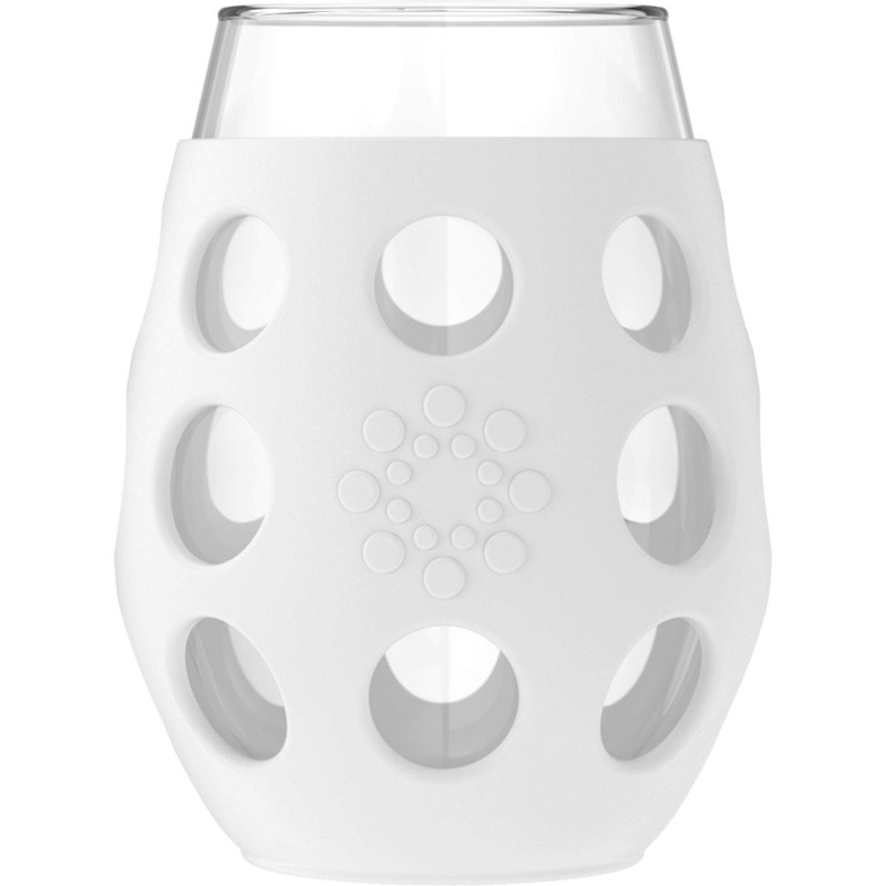 Lifefactory Wine Glass with Protective Silicone Sleeve, 4 Count (Pack