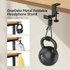 OneOdio Foldable Headphone Stand - Space-Saving Metal Holder