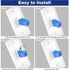 VCE Ethernet Wall Plate (UL-listed) 1-Pack, CAT6 Ethernet Wall Outlet