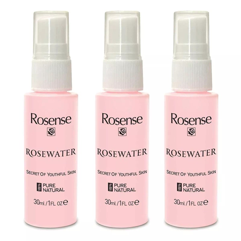 Rosense 100% Puro Vegano Natural Turca Agua De Rosas Cara