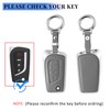 Qunzes for Toyota Flip Key Fob Cover with Keychain Compatible