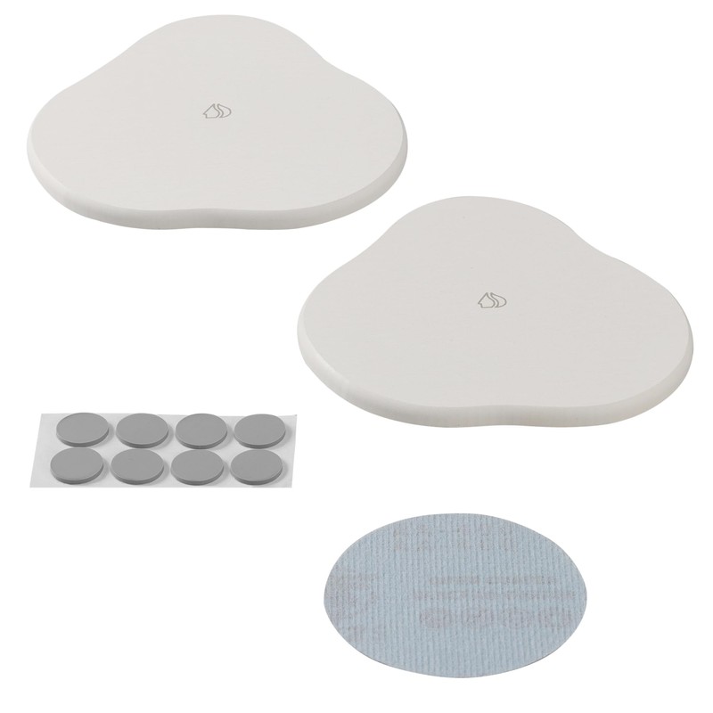 Navaris Diatomaceous Earth Tray Small Set - Trays for Kitchen