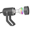 ledscom.de SHINGA Garden Spotlight with Ground Spike for Outdoor Use,