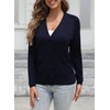 Urban CoCo Women's Cardigan Solid Button Down Long Sleeve Classic