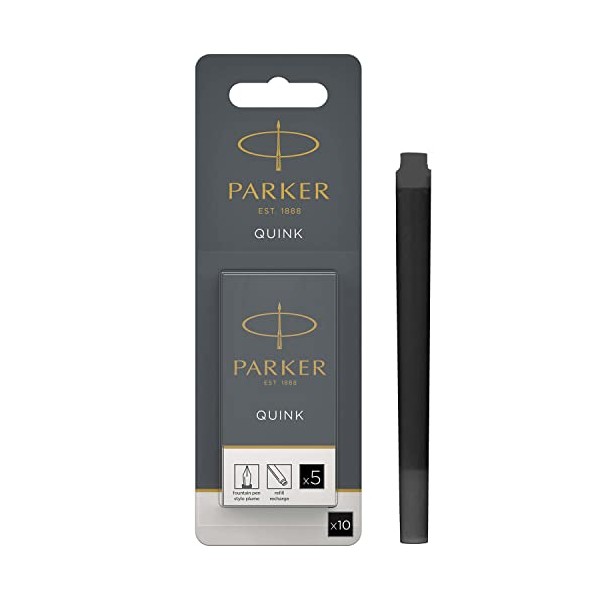 Parker 1950382 Quink Fountain Pen Refill Pack of 10