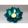 World Buyers Capiz Tea Light Holder, Three Rings of Translucent