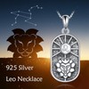 Leo Necklace for Women 925 Sterling Silver Zodiac Sign Constellation