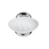 Croydex Flexi-Fix Grosvenor Chrome Easy to Fit Soap Dish ,