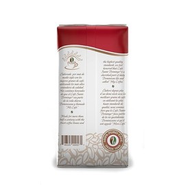 Café Santo Domingo, 16 oz Bag, Ground Coffee, Medium Roast - Product from the Dominican Republic (Pack of 4)