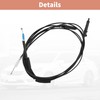 INFINAUTO NO.912-779 Fuel Filler Door and Trunk Lid Release Cable
