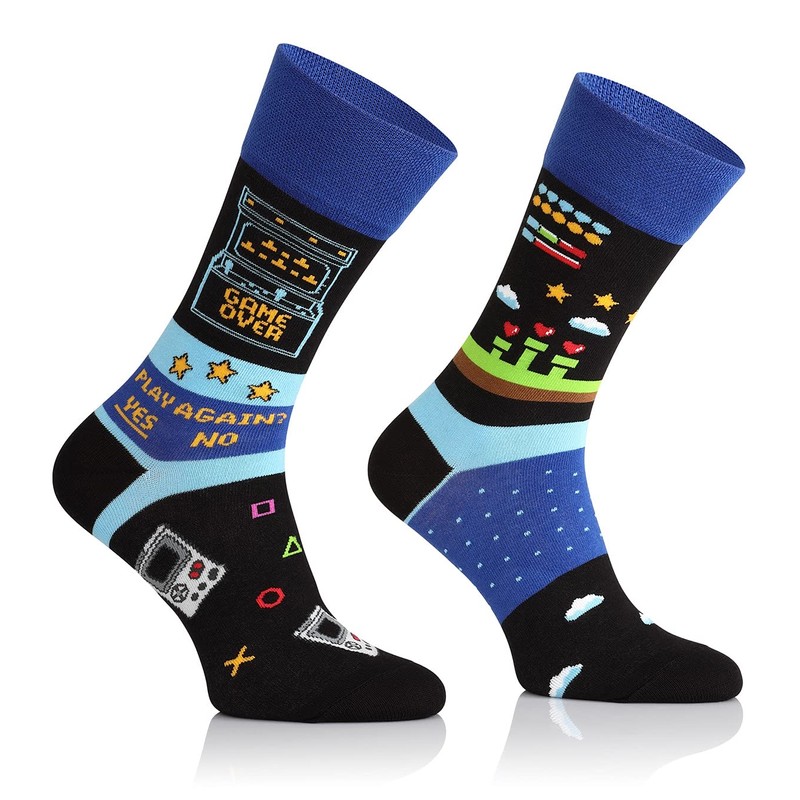 TODO Colours Funny Socks with Motif – Multi-Coloured, Colourful, Crazy