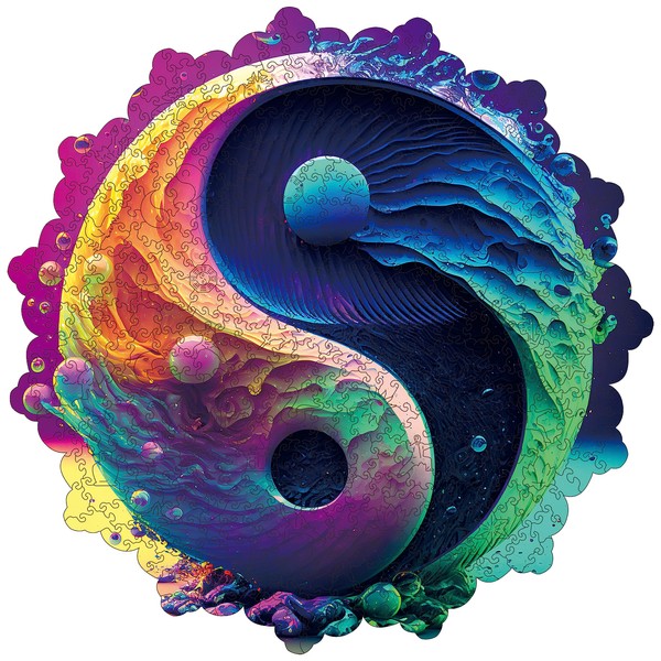 Mys Aurora Wooden Jigsaw Puzzle for Adults 500 Pcs Purple