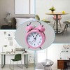 Danse Jupe 3" Twin Bell Loud Alarm Clock Round Backlight