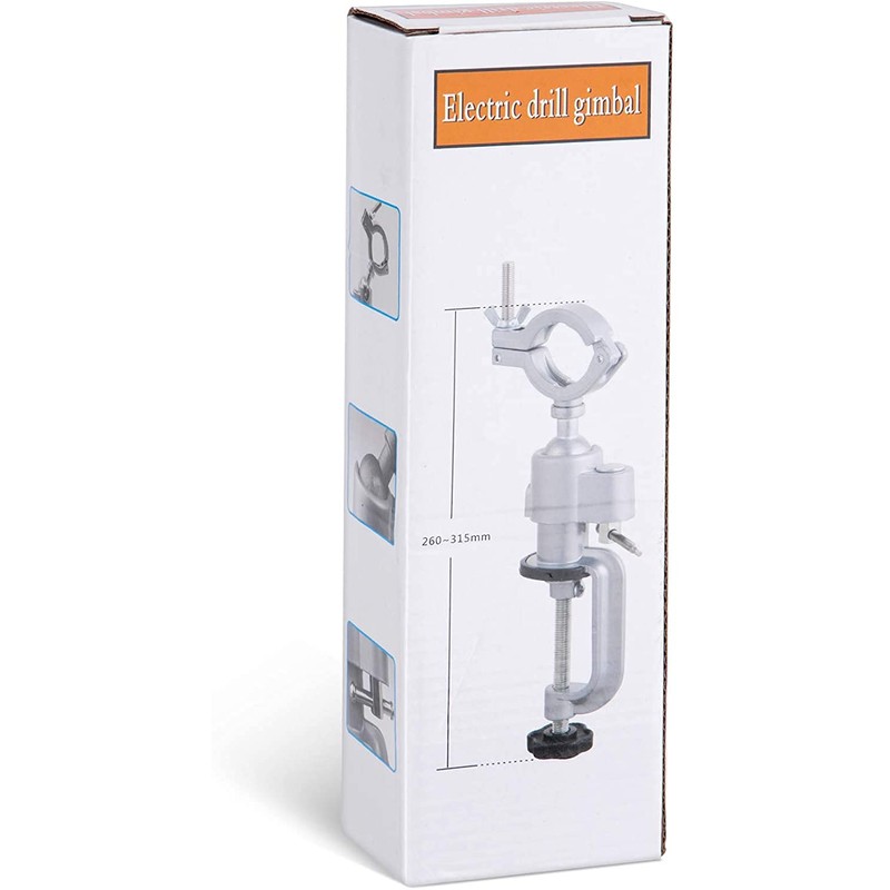 360 Degree Clamp Vice Grinder Drill Stand Holder Workbench Electric