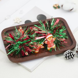 yfstyle Christmas Earrings for Women Christmas Feeling Firework Earrings Gingerbread Man Earrings Christmas Stockings Candy Earrings Gifts Gingerbread