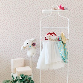 Tempaper Ballerina Pink Scout Removable Peel and Stick Wallpaper, 20.5 in X 16.5 ft, Made in the USA