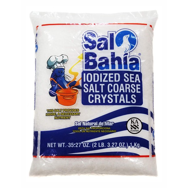 Sal Bahia Iodized Sea Salt Coarse Crystals 35.27oz