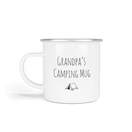 Anonymous Gifting Camping Enamel Mugs, One Size - Grandpa - Camping Gift for Dad, Mum, Grandpa, Grandad Birthday Christmas Father's Day