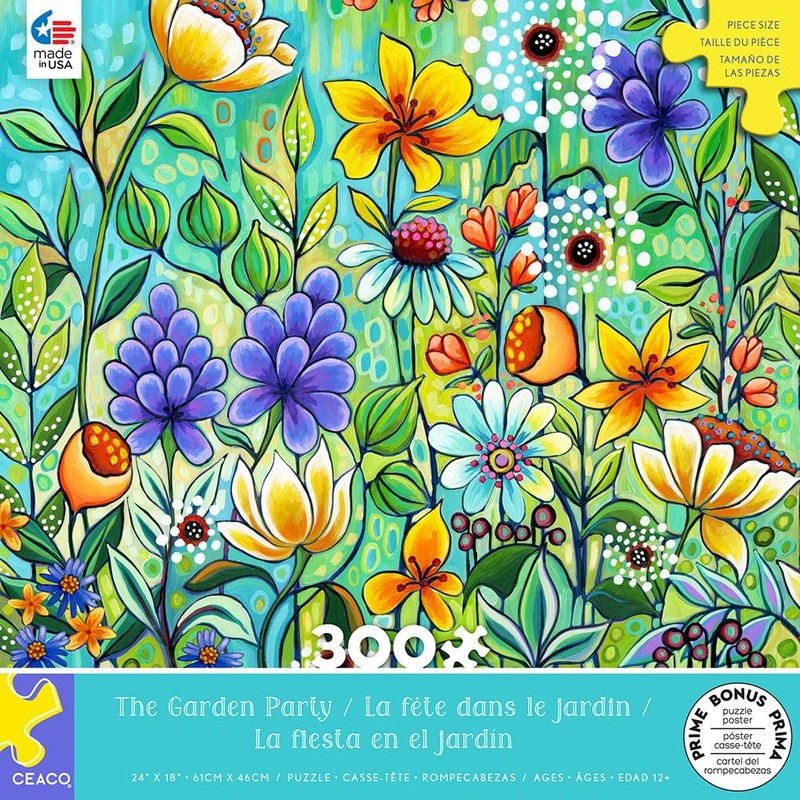 Ceaco - The Garden Party - 300 Oversized Piece Jigsaw