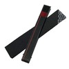 6057 Double Men's Folding Fan, Silk Fan, Double Size, Black,