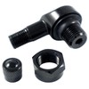 Felgenfactory 2x Motorcycle Aluminium Angle Valve Black 11.3 mm Valves