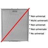 SPARES2GO Metal Mesh Filter for Electrolux Cooker Hood/Kitchen Extractor Fan