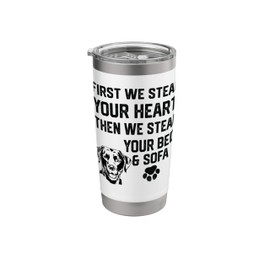 Labrador Steal Your Heart Steal Your Bed and Sofa socks food Stainless Steel Insulated Tumbler