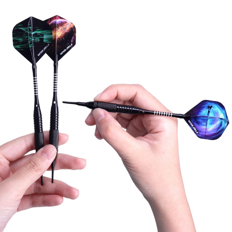 WIN.MAX Darts with plastic tip for electronic dartboard, 12 pieces,