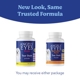 ANGELS' EYES NATURAL PLUS Tear Stain Prevention Chicken Powder for Dogs | All Breeds | No Wheat No Corn | Daily Support for Eye Health | Proprietary Formula | Limited Ingredients | Net Content 75g