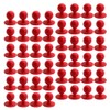 EXCEART Pack of 100 Chef's Coat Rivet Buttons Round Moving