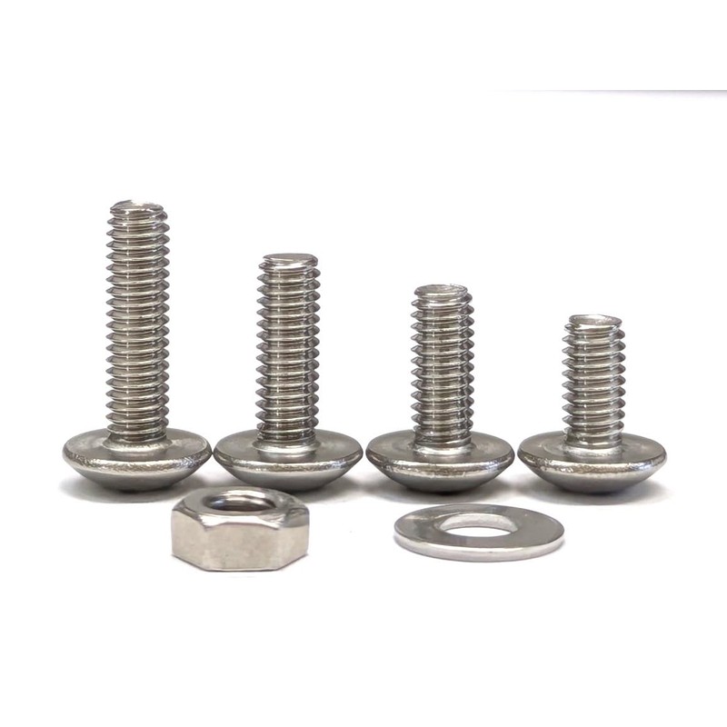 [M4x8-M4x15] Stainless Steel Truss Head Machine Screw Set [M4x8, M4x10,