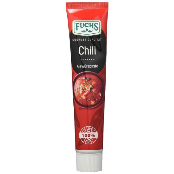 Fuchs Spices - Chili Spice Paste, Full Bodied Spicy Flavour, Paste for Seasoning Hot Sauces, Meat Dishes or Soups of Any Country Kitchen, 65g