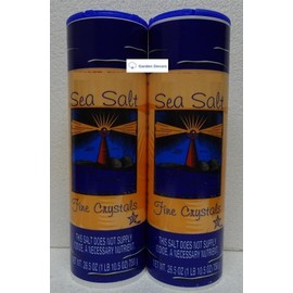 Trader Joe Sea Salt Fine Crystal 26.5oz 750g (Two Rolls)
