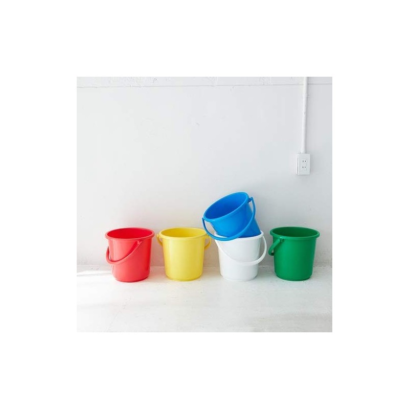 TRUSCO TPPB-15-Y PP Color Bucket, 3.9 gal (15 L), Yellow