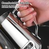 RODISHOMM 600ml Milk Frothing Pitcher with Temperature Control, Stainless Steel