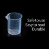 4 Pack 100ml Transparent Measuring Cups Measuring Jugs, Graduated Beaker
