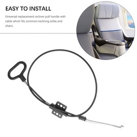 Zerodeko Recliner Cable Handle Kit Recliner Cord Replacement Carbon Steel Constructi