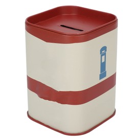 Blade Disposal Bank – Large Capacity Iron Blade Disposal Case with Detachable Cover & Top Opening, Sharps Blade Storage Box for Barbers, Salons, Home & Reusable Safety Container (Red)