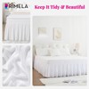 RIMELA Bed Valance Sheet Double Elasticized Bed Skirt Easy to
