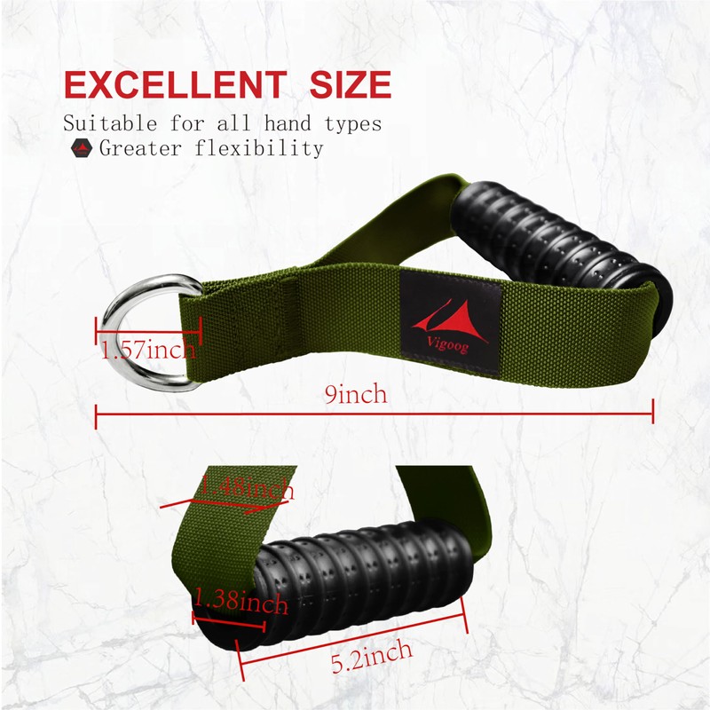 Vigoog Heavy Duty Gym Workout Handles Attachment for Cable Machine,Resistance